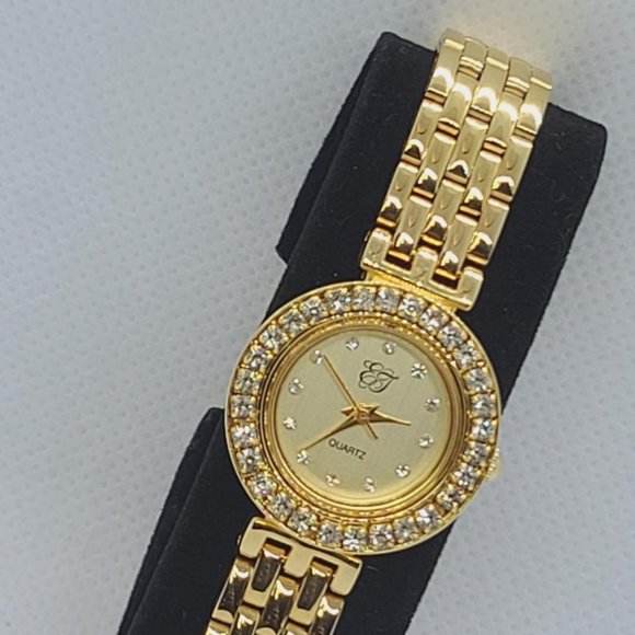 ELIZABETH TAYLOR Gold Tone Ladies Watch - Picture 5 of 8